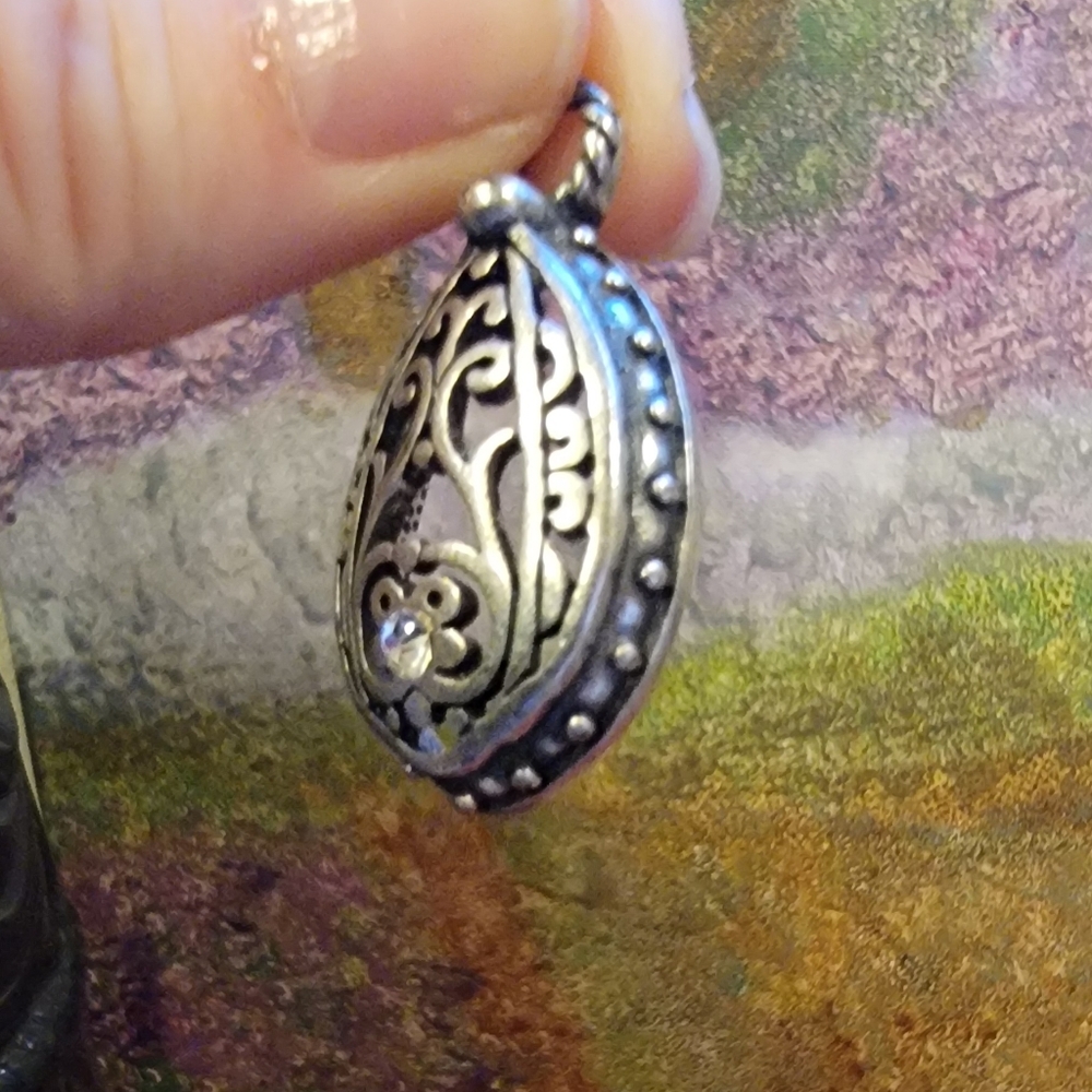 Grace Adele Teardrop Pendant With Rhinestone - image 5